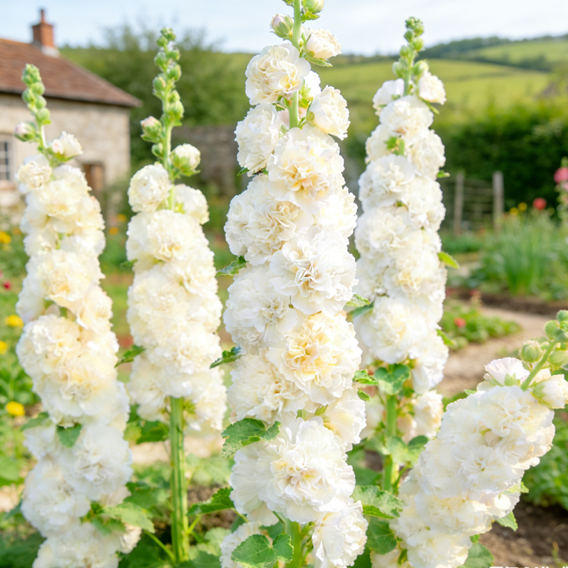 🌸Double Fragrant Hollyhock Seeds