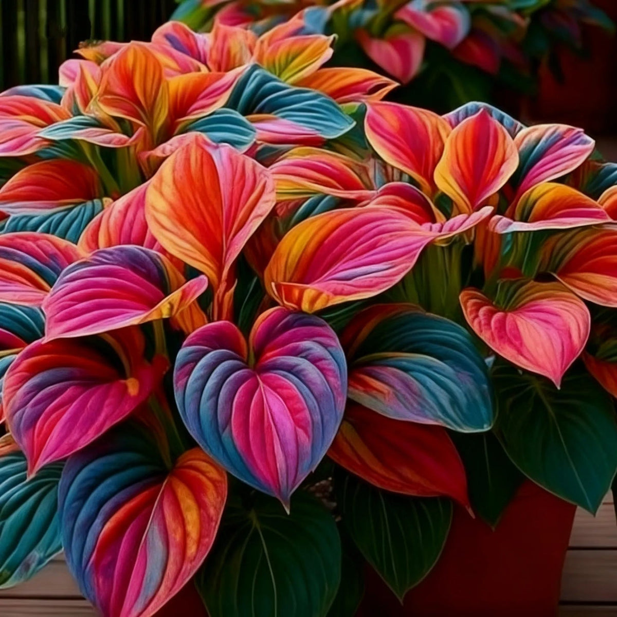 🔥Midnight Blue Hosta Bulbs 🪴 Deep Blue Foliage, Easy to Grow