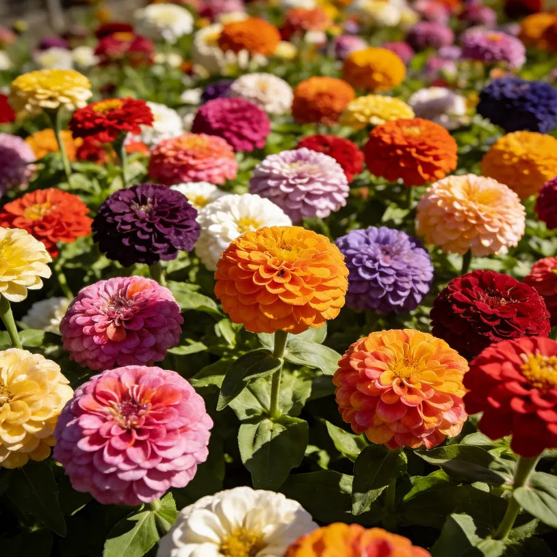 🌺Double-Flowered Mixed Zinnia Seeds