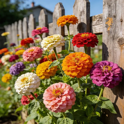 🌺Double-Flowered Mixed Zinnia Seeds