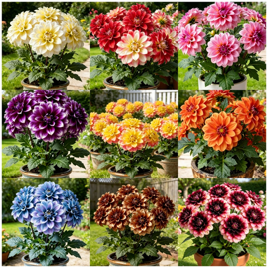 🌸Premium Double Dwarf Dahlia Seeds🏷️Limited-Time Offer