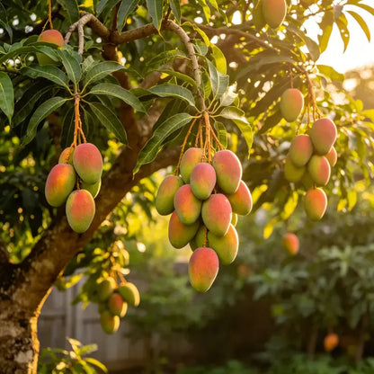 🥭 Sweet 'Golden Honey' Dwarf Mango Tree Seeds (Grow at Home)