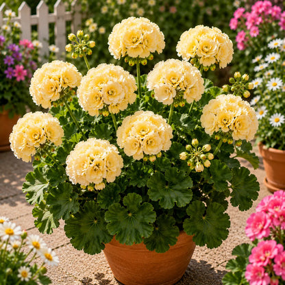 🌸 Rare Double Geranium Plants – Endless Blooms & Stunning Rose-Like Flowers ✨