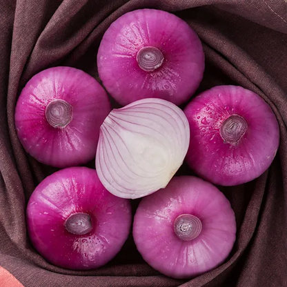 Organic Purple Onions – Fresh, Flavorful, and Full of Benefits! 🌱