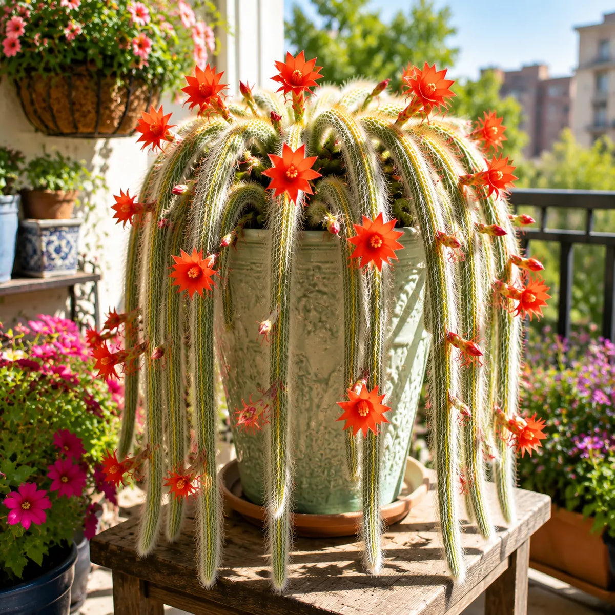 🔥Rare Monkey Tail Cactus 🌵The Internet's Favorite Fuzzy Cactus
