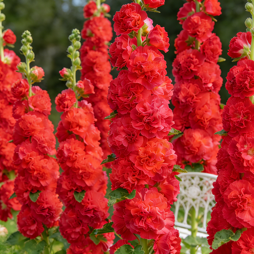 🌸Double Fragrant Hollyhock Seeds
