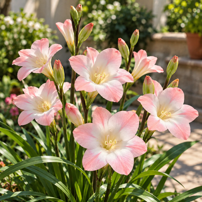 🌿 Ixia bulbs-✨Star-Shaped Blooms · Graceful Stems