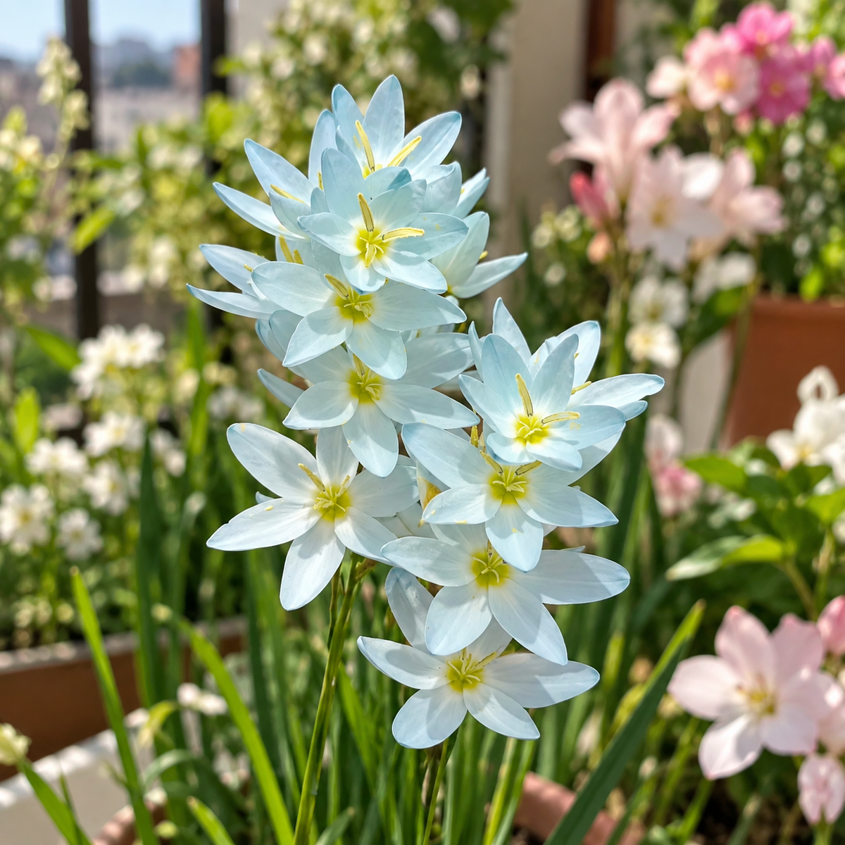 🌿 Ixia bulbs-✨Star-Shaped Blooms · Graceful Stems