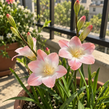🌿 Ixia bulbs-✨Star-Shaped Blooms · Graceful Stems