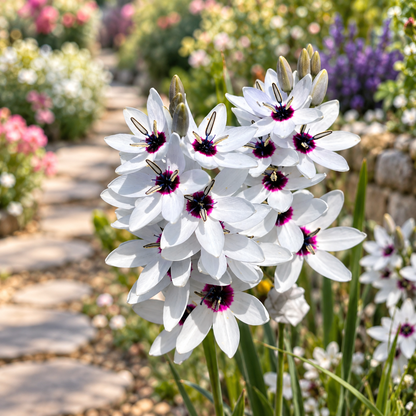 🌿 Ixia bulbs-✨Star-Shaped Blooms · Graceful Stems