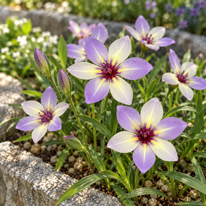 🌿 Ixia bulbs-✨Star-Shaped Blooms · Graceful Stems