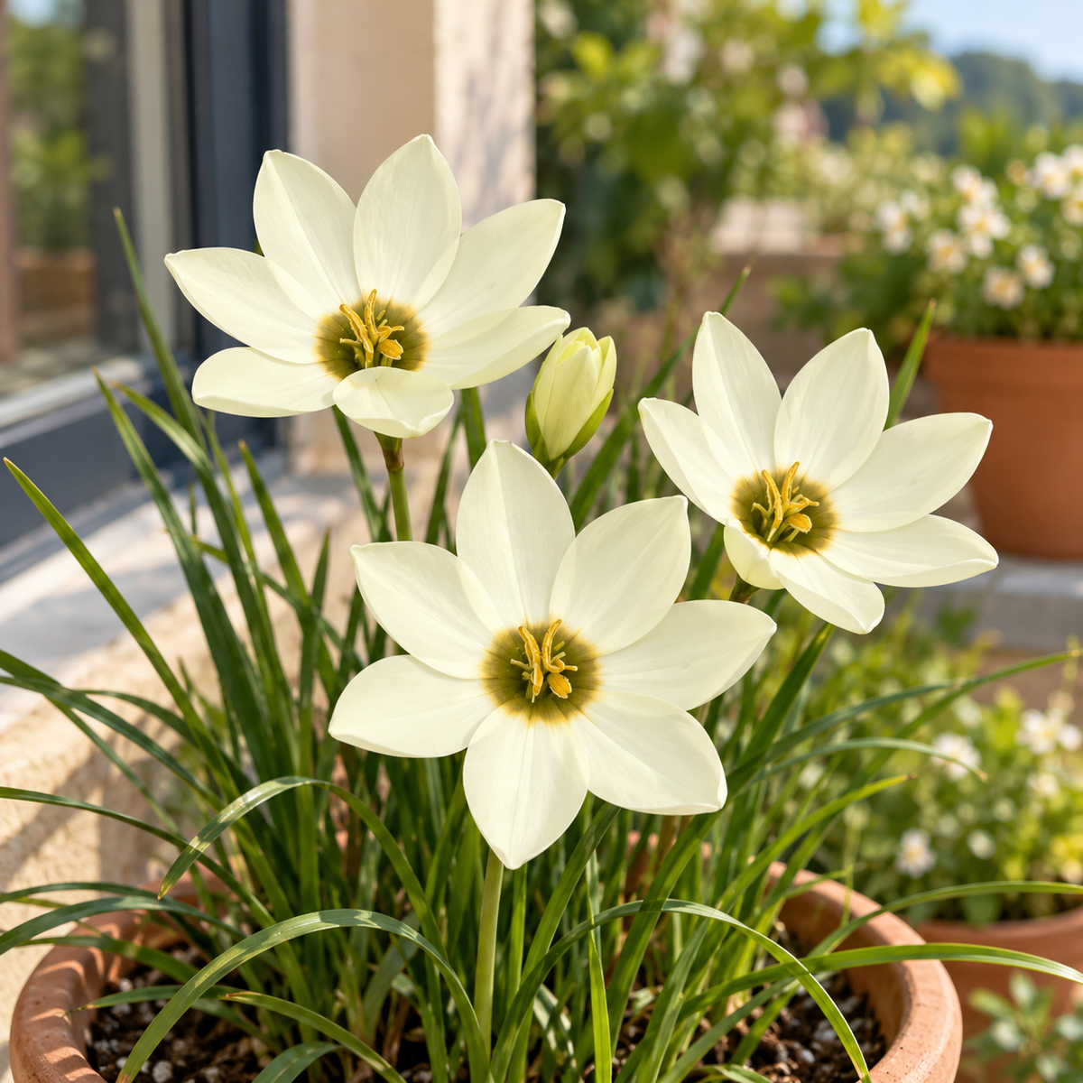 🌿 Ixia bulbs-✨Star-Shaped Blooms · Graceful Stems