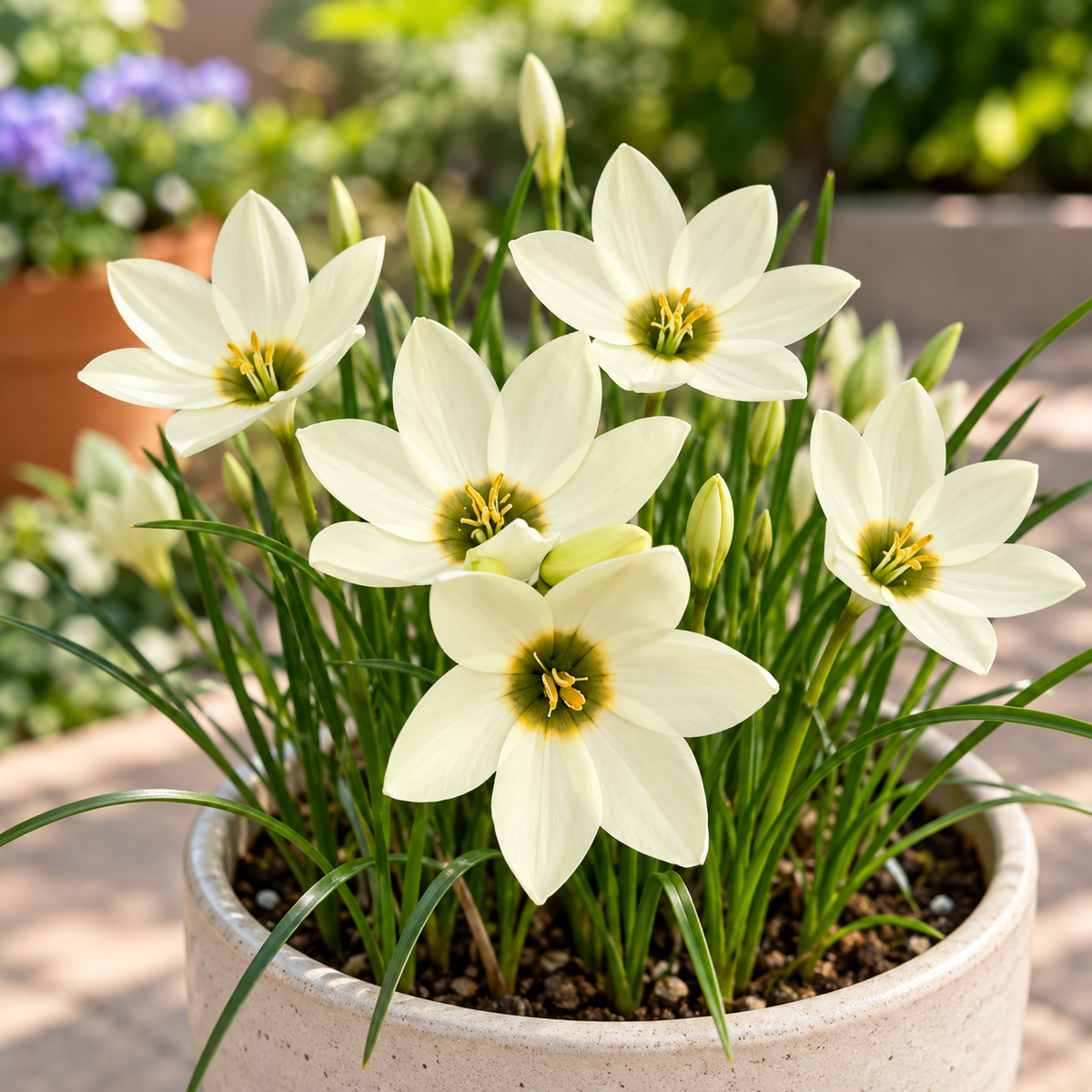 🌿 Ixia bulbs-✨Star-Shaped Blooms · Graceful Stems