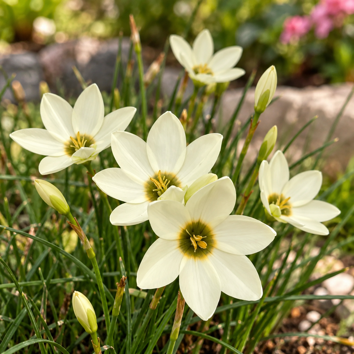 🌿 Ixia bulbs-✨Star-Shaped Blooms · Graceful Stems
