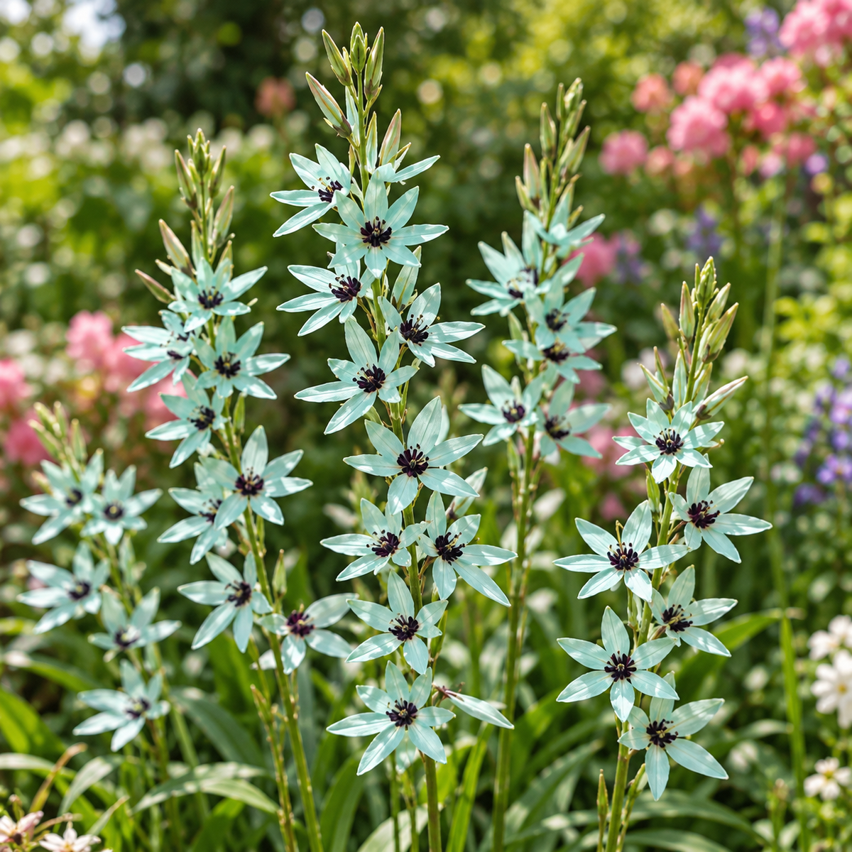 🌿 Ixia bulbs-✨Star-Shaped Blooms · Graceful Stems