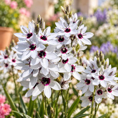 🌿 Ixia bulbs-✨Star-Shaped Blooms · Graceful Stems