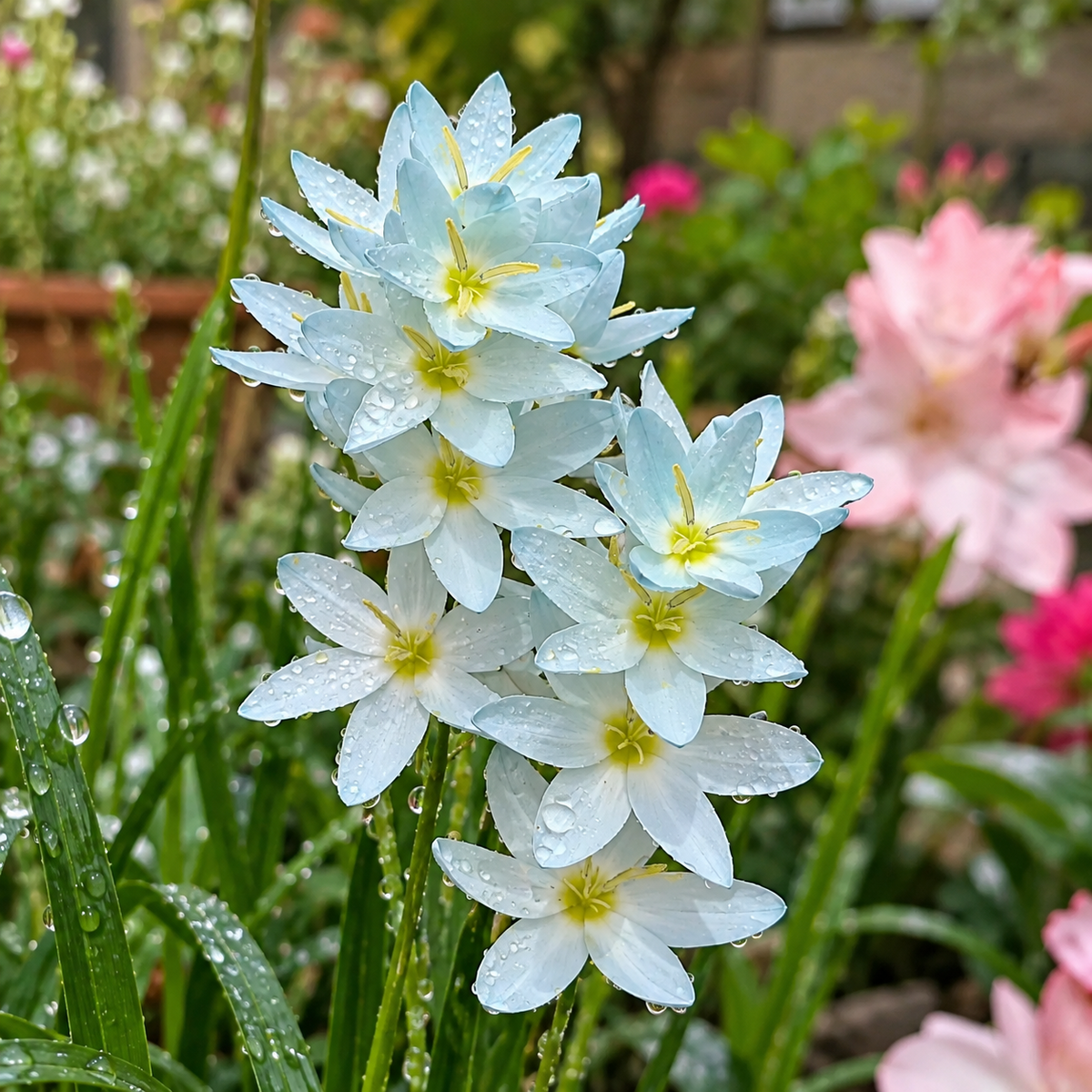 🌿 Ixia bulbs-✨Star-Shaped Blooms · Graceful Stems