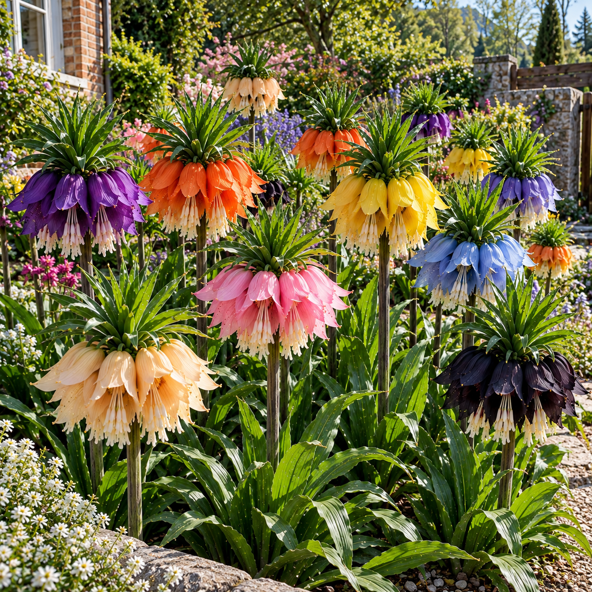 👑Rare Crown Imperial Bulbs – Rare Colorful Crown Bell
