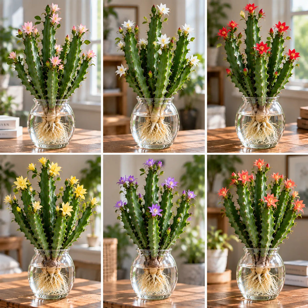 🌵 Rare Colorful Dragon Bone Flower Bulbs – Sculptural Stems with Delicate Blooms