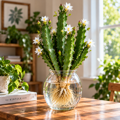 🌵 Rare Colorful Dragon Bone Flower Bulbs – Sculptural Stems with Delicate Blooms