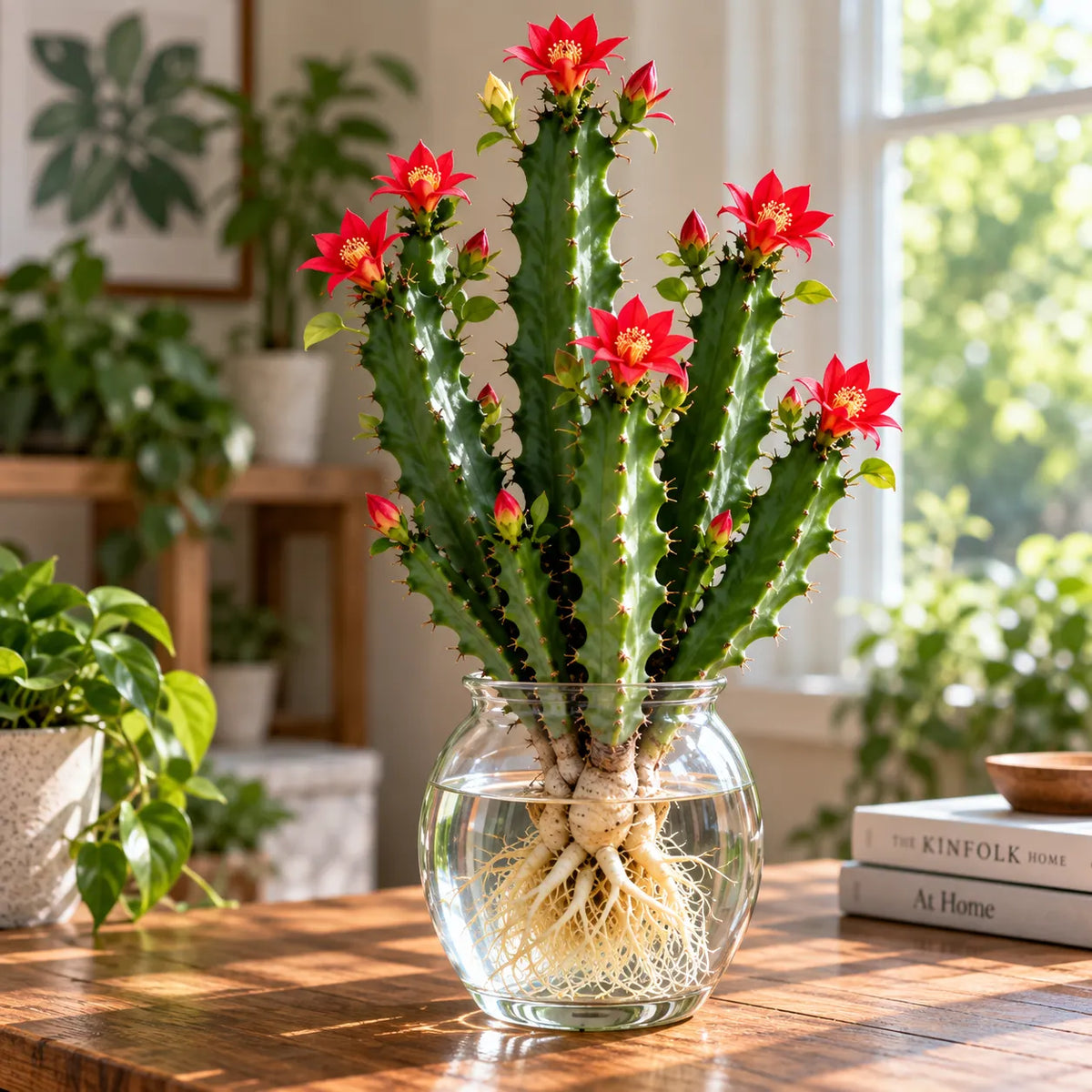 🌵 Rare Colorful Dragon Bone Flower Bulbs – Sculptural Stems with Delicate Blooms