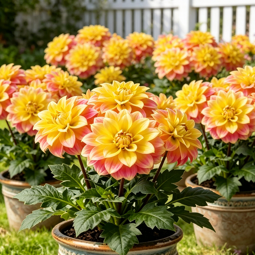 🌸Premium Double Dwarf Dahlia Seeds🏷️Limited-Time Offer