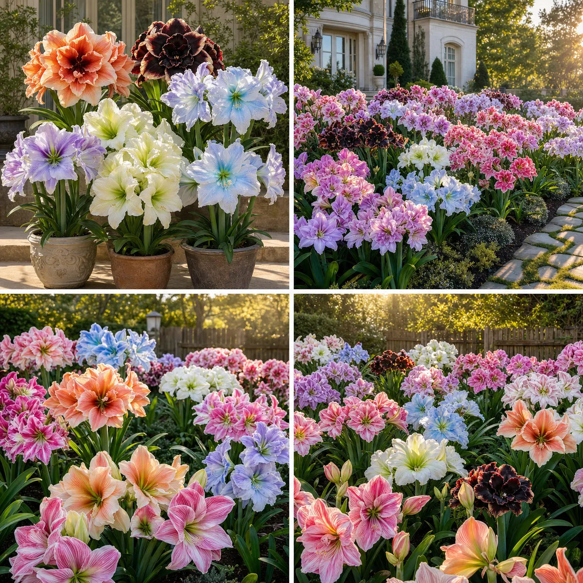 🌺Giant Double Perfume Amaryllis Bulbs—Blooming In 40 Days
