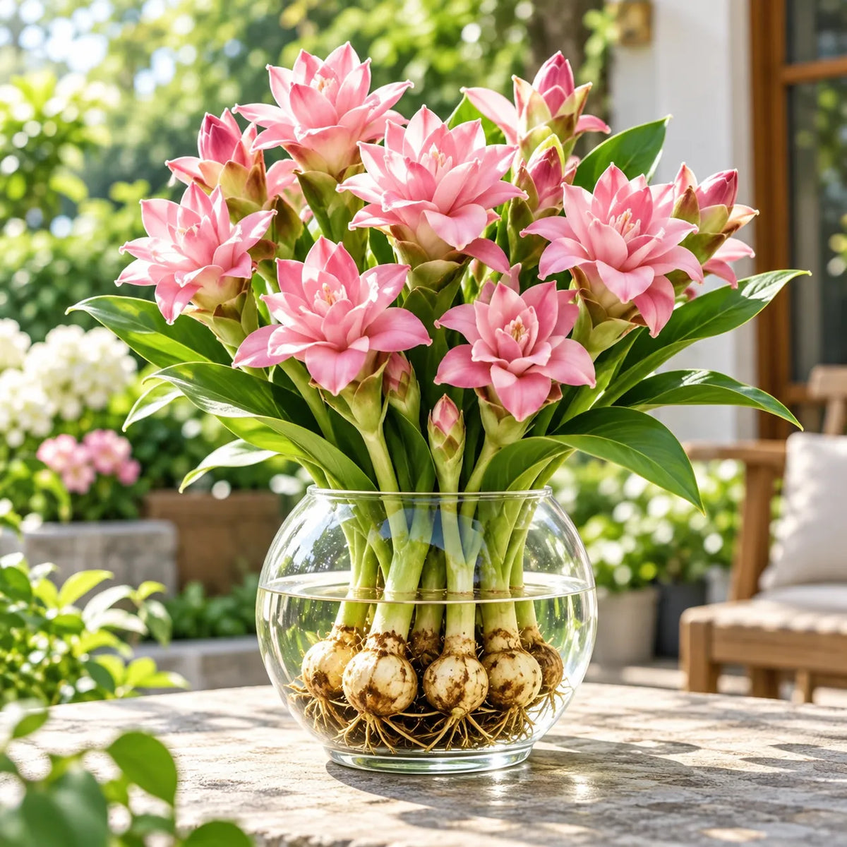 🌷 Siam Tulip – Ginger Roots, Tropical Blooms! ✨ Curcuma alismatifolia Gagnep