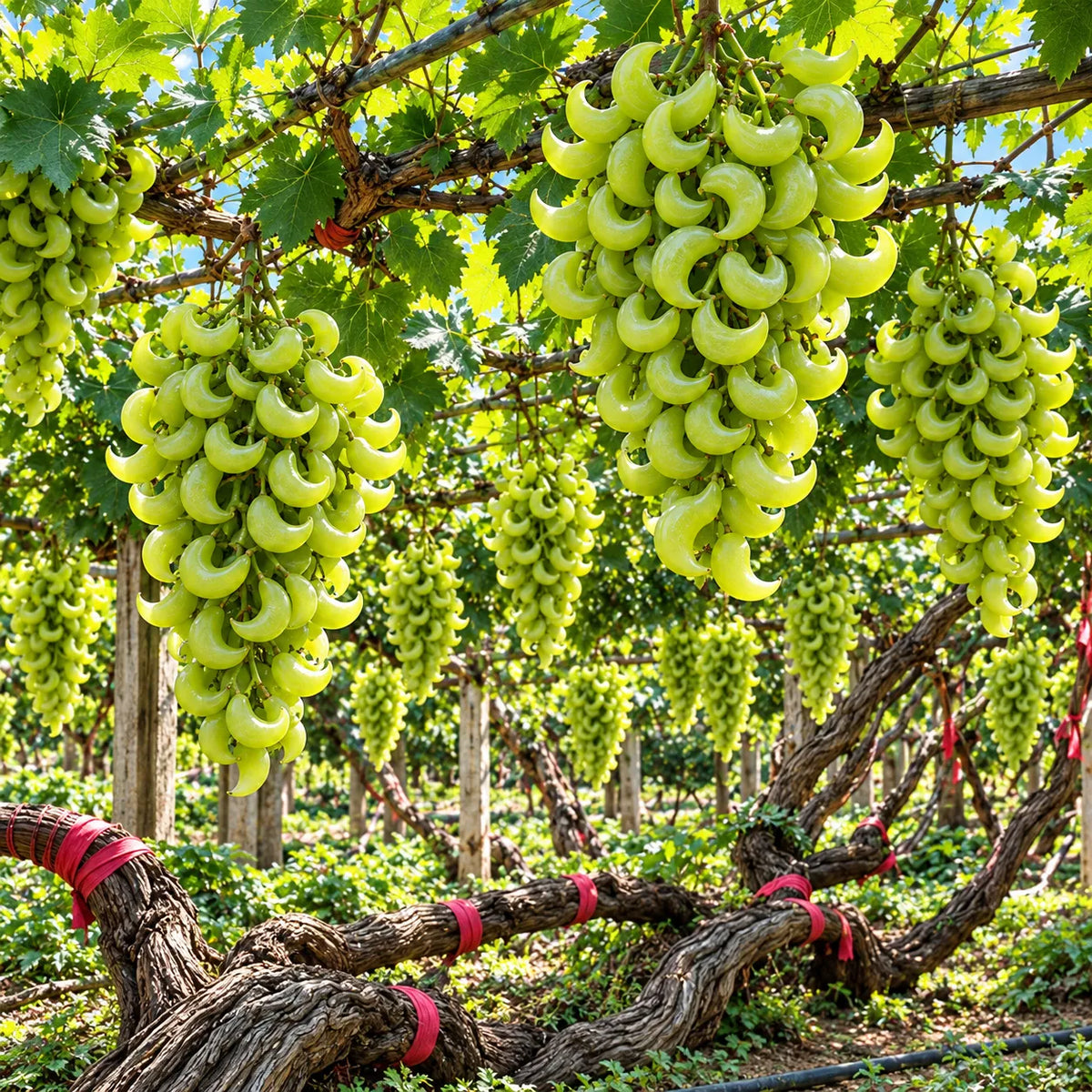 🍇 Rare Crescent Moon Grapes – Grow Stunning Moon-Shaped Grapes at Home!