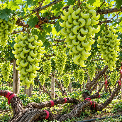 🍇 Rare Crescent Moon Grapes – Grow Stunning Moon-Shaped Grapes at Home!