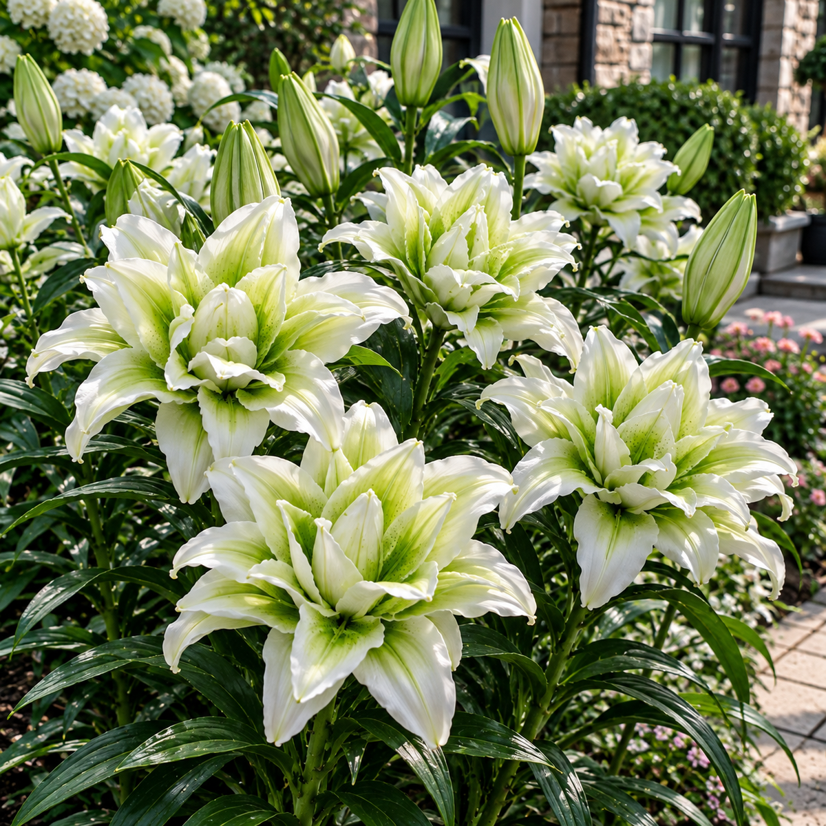 🌸Fairytale Two-Tone Ruffled Double Lily Bulbs