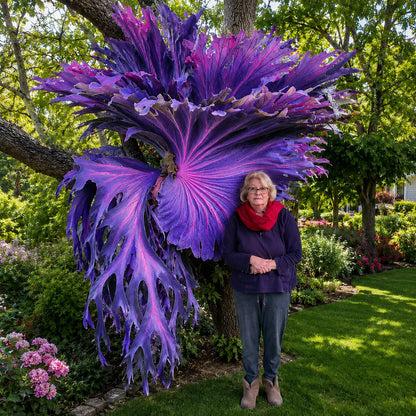 🦌 Rare Rainbow Staghorn Fern — Living Botanical Wall Sculpture