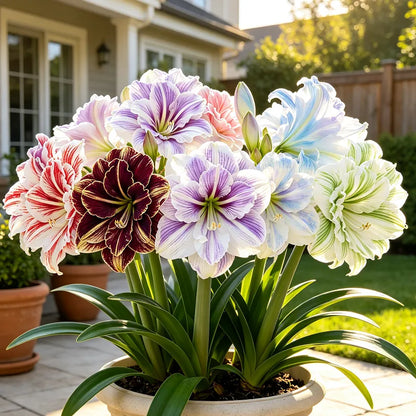 🌺Giant Double Perfume Amaryllis Bulbs—Blooming In 40 Days