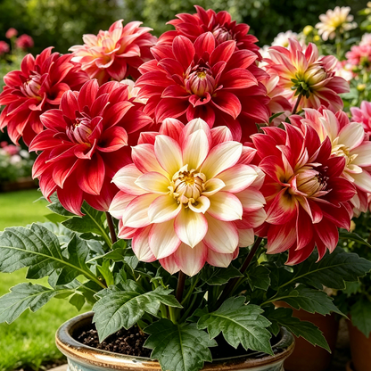 🌸Premium Double Dwarf Dahlia Seeds🏷️Limited-Time Offer