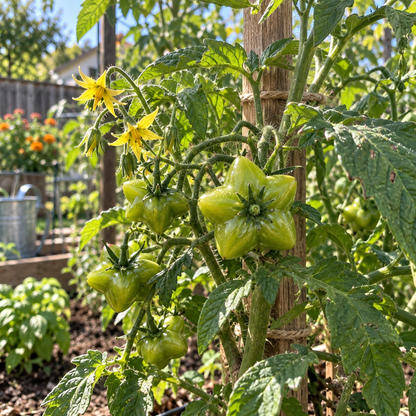⭐ Rare Giant Starburst Tomato Seeds – Unique Five-Point Shaped Tomatoes