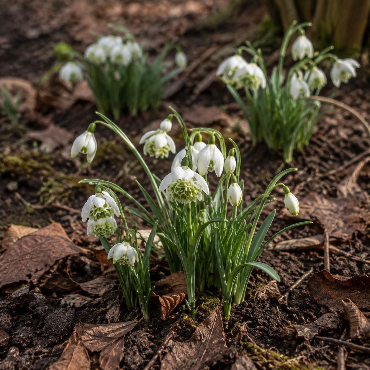 Double Snowdrop Bulbs-Small Flowers, Big Garden Impact✨