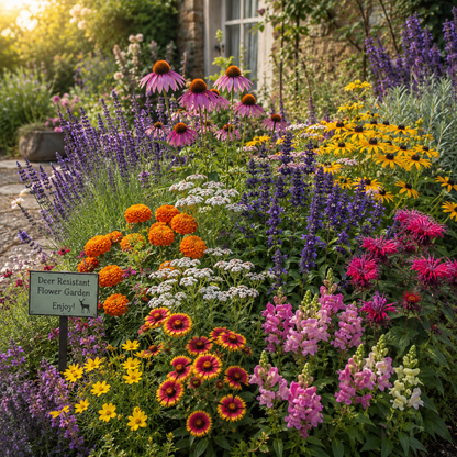 🌿 Deer-Resistant Flower Seeds Collection
