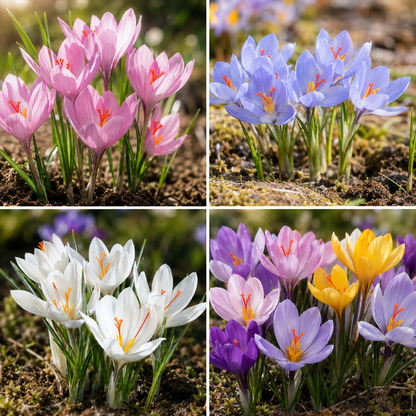 🌸 Premium Saffron Crocus Bulbs-The Gold Among Flowers
