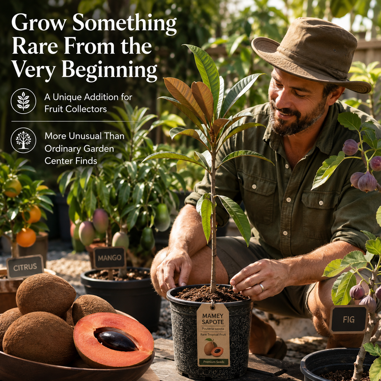 🥭 Premium Mamey Sapote Seeds