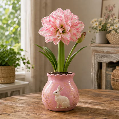 🌺Magic Double Amaryllis Bulbs – No Soil, No Water, Just Watch It Grow