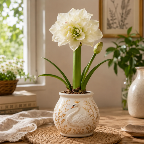 🌺Magic Double Amaryllis Bulbs – No Soil, No Water, Just Watch It Grow