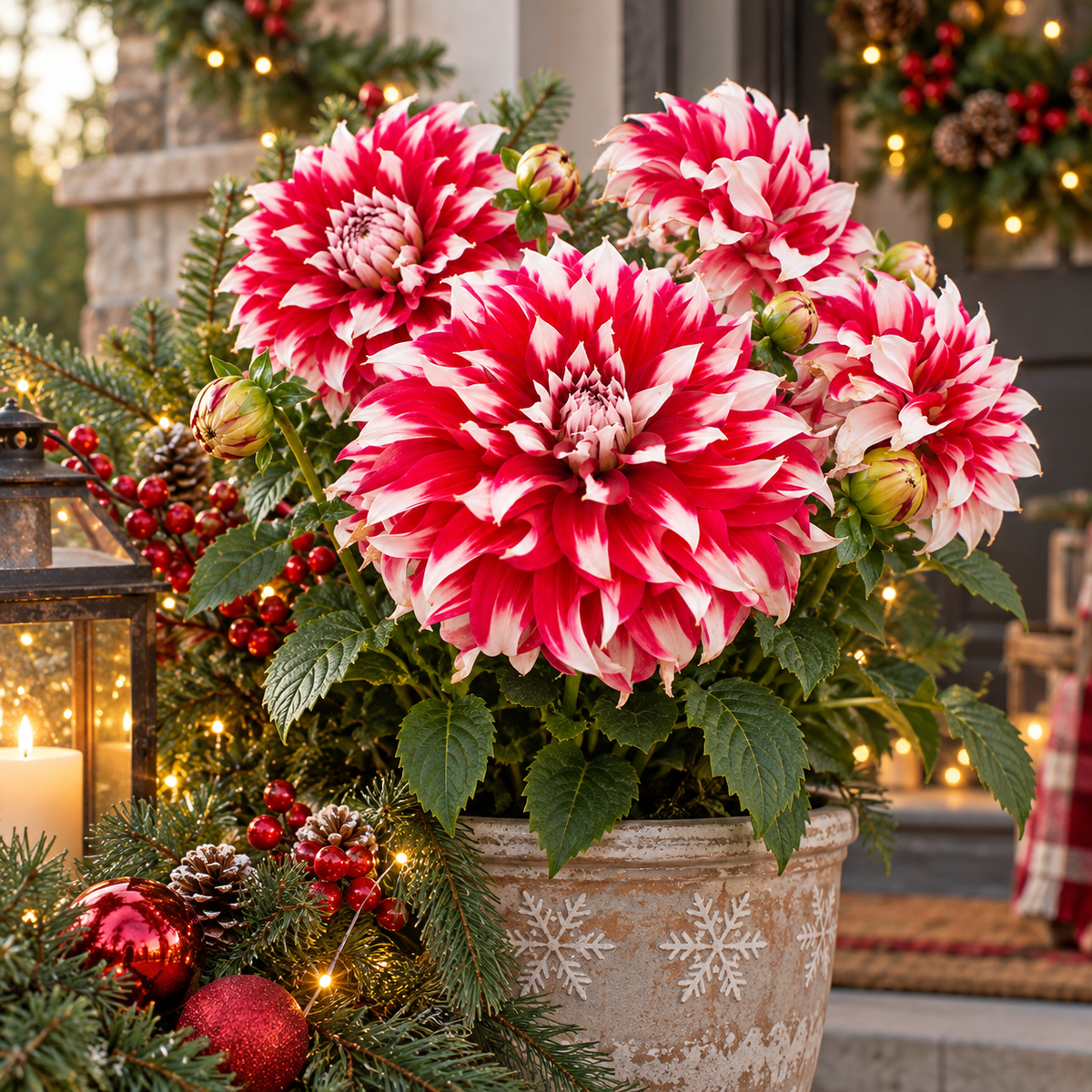 🎅  'Santa Claus' Dahlia Bulbs