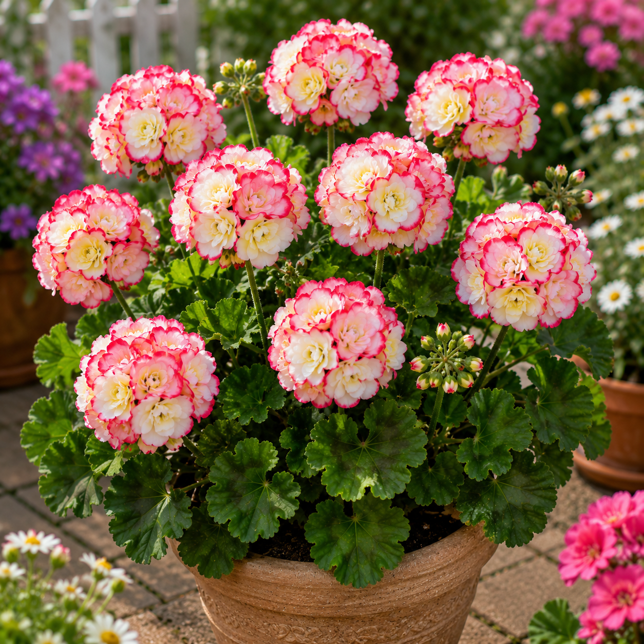 🌸 Rare Double Geranium Plants – Endless Blooms & Stunning Rose-Like Flowers ✨
