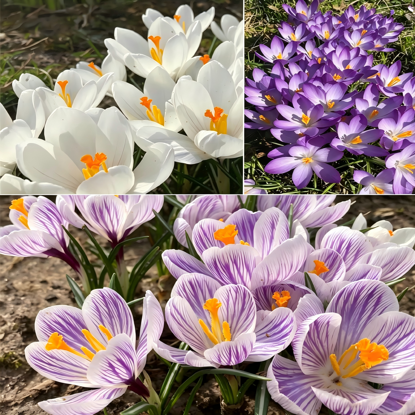🌸 Premium Saffron Crocus Bulbs-The Gold Among Flowers