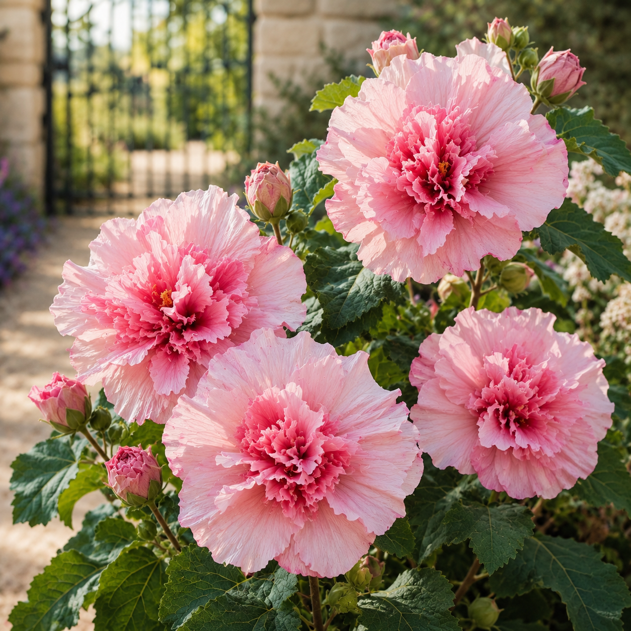 🌸 Rare Ruffled Jewel Flower Bulbs – Giant Layered Blooms for Elegant Gardens & Patios