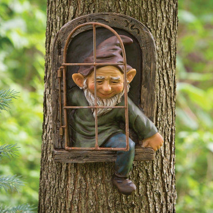Elf Out The Door Tree Hugger