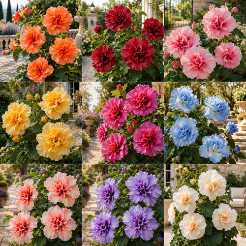 🌸 Rare Ruffled Jewel Flower Bulbs – Giant Layered Blooms for Elegant Gardens & Patios
