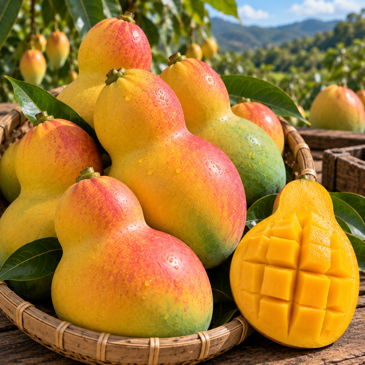 🥭 Rare Gourd Mang Bulbs – Grow Your Own Unique Mango Tree