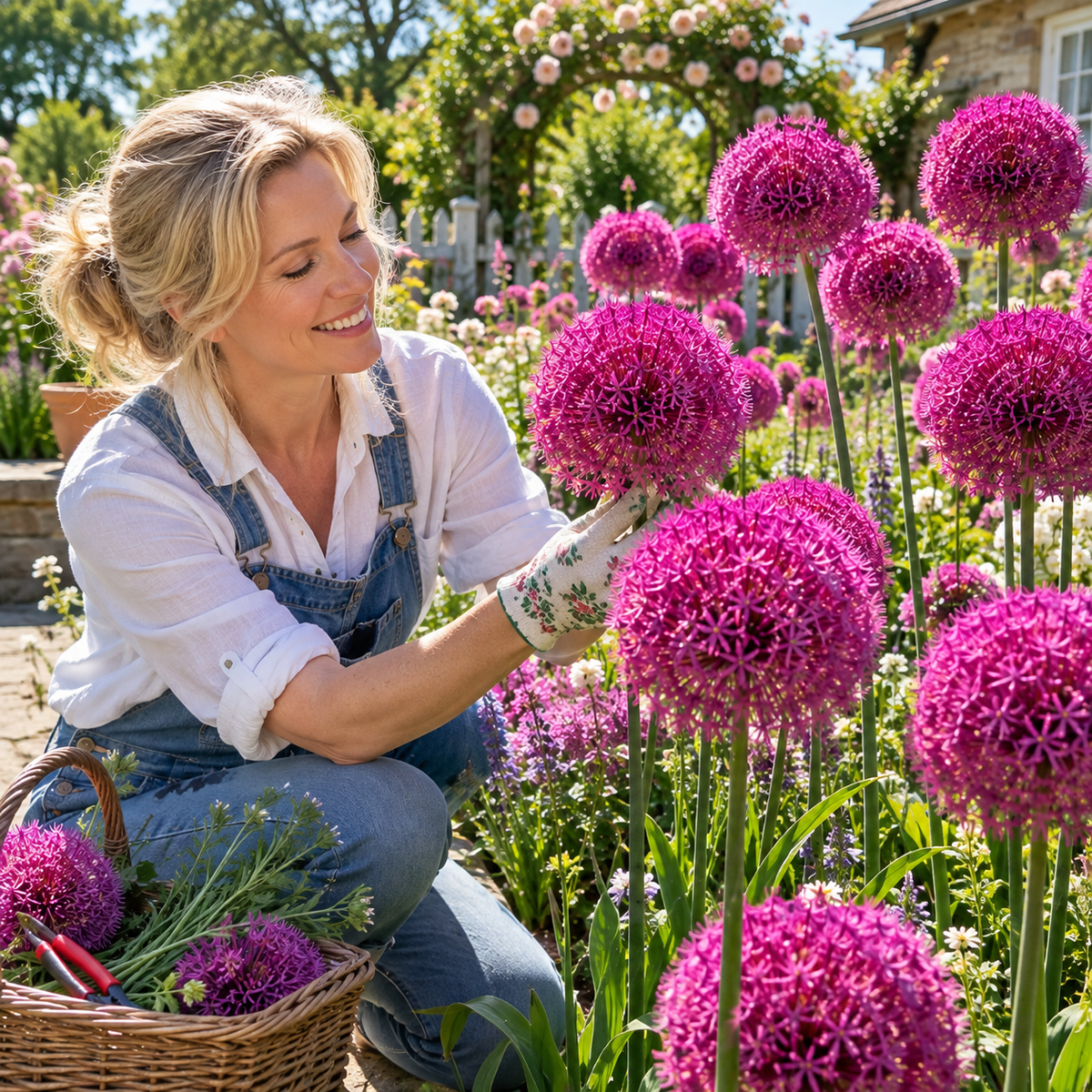💜Giant Allium Bulbs—Flower Ball Diameter 10CM+
