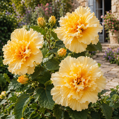 🌸 Rare Ruffled Jewel Flower Bulbs – Giant Layered Blooms for Elegant Gardens & Patios